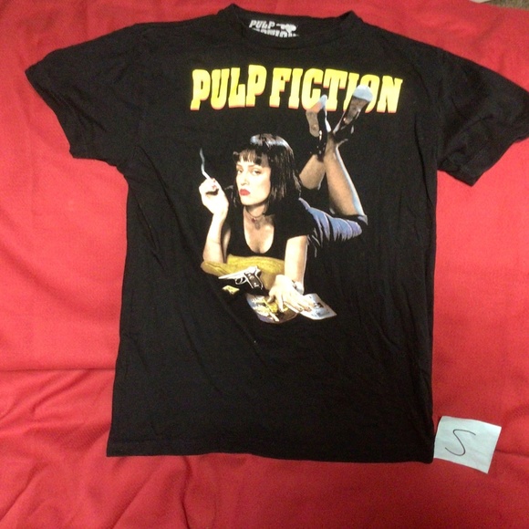 Ladies PULP FICTION tshirt - Picture 1 of 1